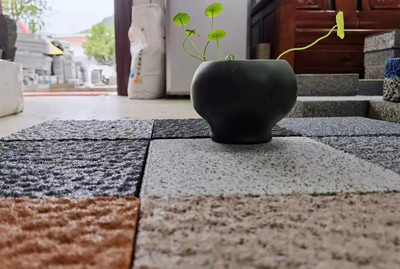 五顏六色的地面藝術(shù) 仿花崗巖透水彩磚引領(lǐng)市政園林鋪裝新潮流
